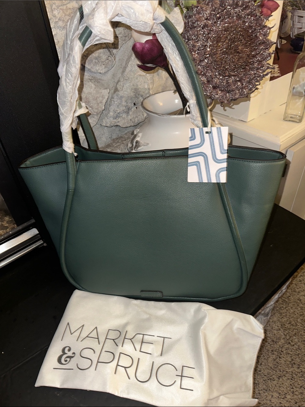NWT Market & Spruce Pebble Tote